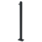 Ornamental bollard | Series 468B | � 60 mm | stationary, to be fixed by plugswith base plate 100 x 150 mm | without lock | with 1 eyelet